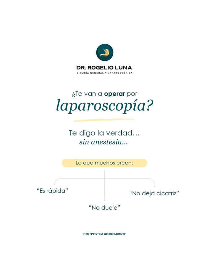 ¿Te van a operar por laparoscopía? Mitos y realidades